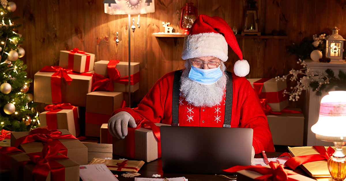 These Zoom Santas are bringing the Christmas spirit to virtual rooms